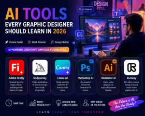 10 AI Tools Every Graphic Designer Needs to Learn in 2026