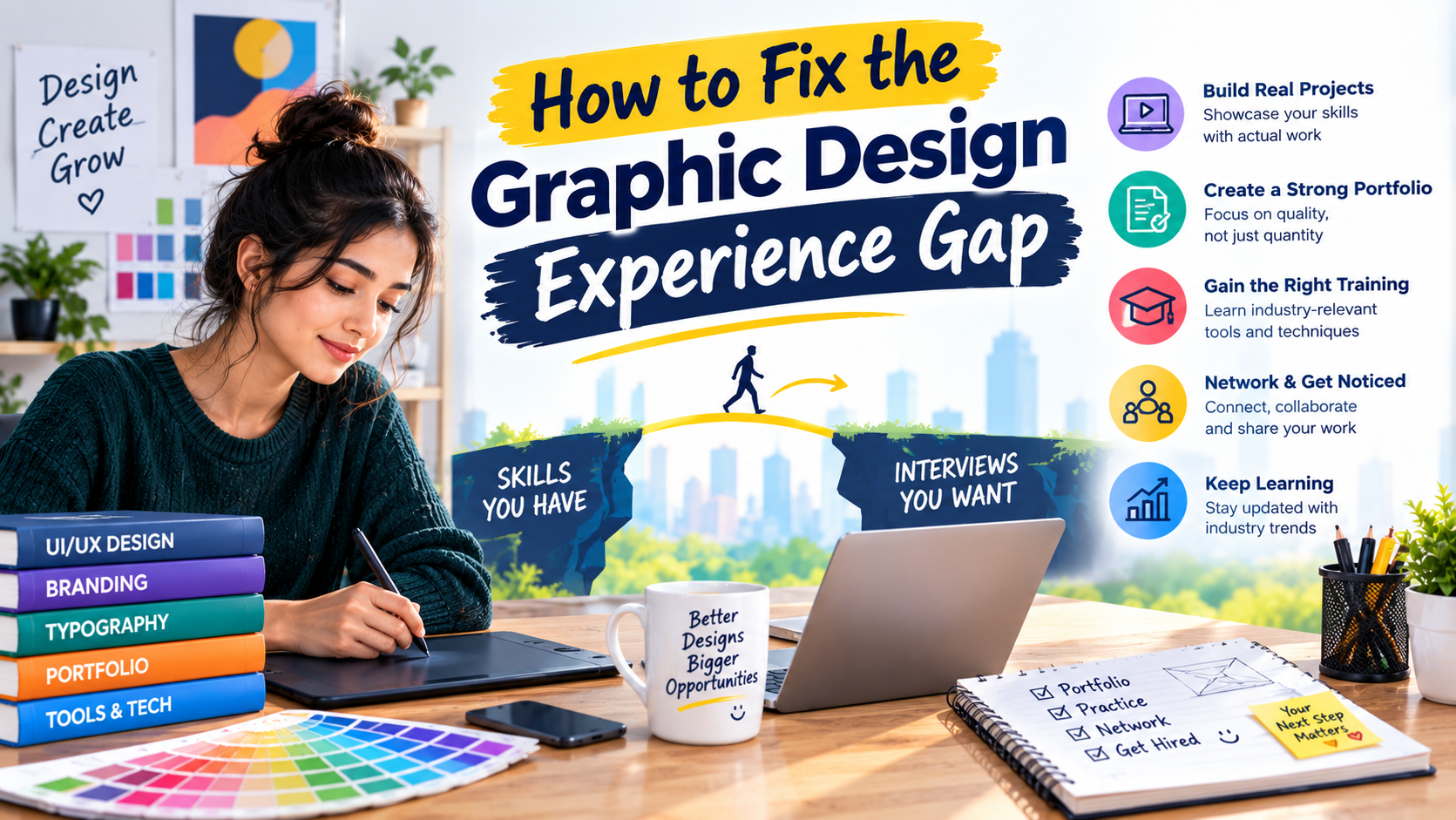 graphic design experience gap