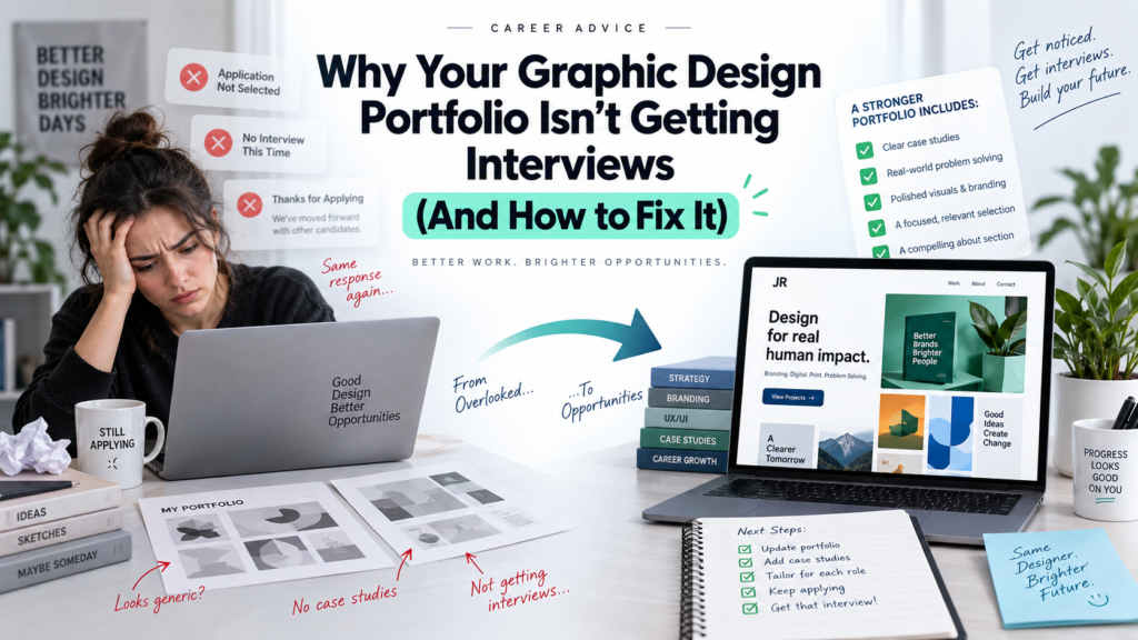 Why Your Graphic Design Portfolio Isn't Getting Interviews (And How to Fix It)