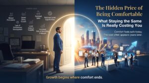 The Hidden Price of Being Comfortable: What Staying the Same Is Really Costing You